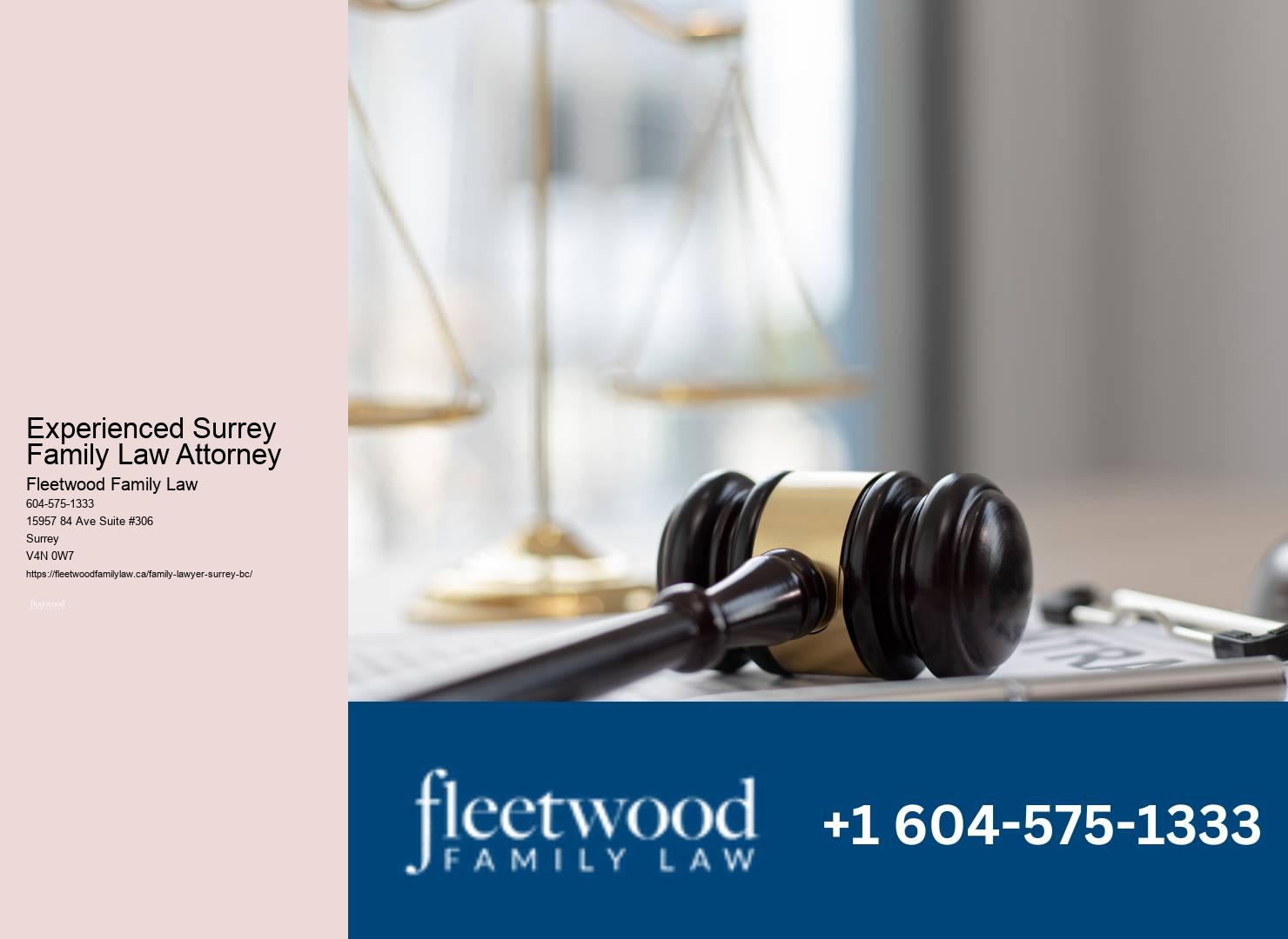 Experienced Surrey Family Law Attorney Collaborative Family Law Services