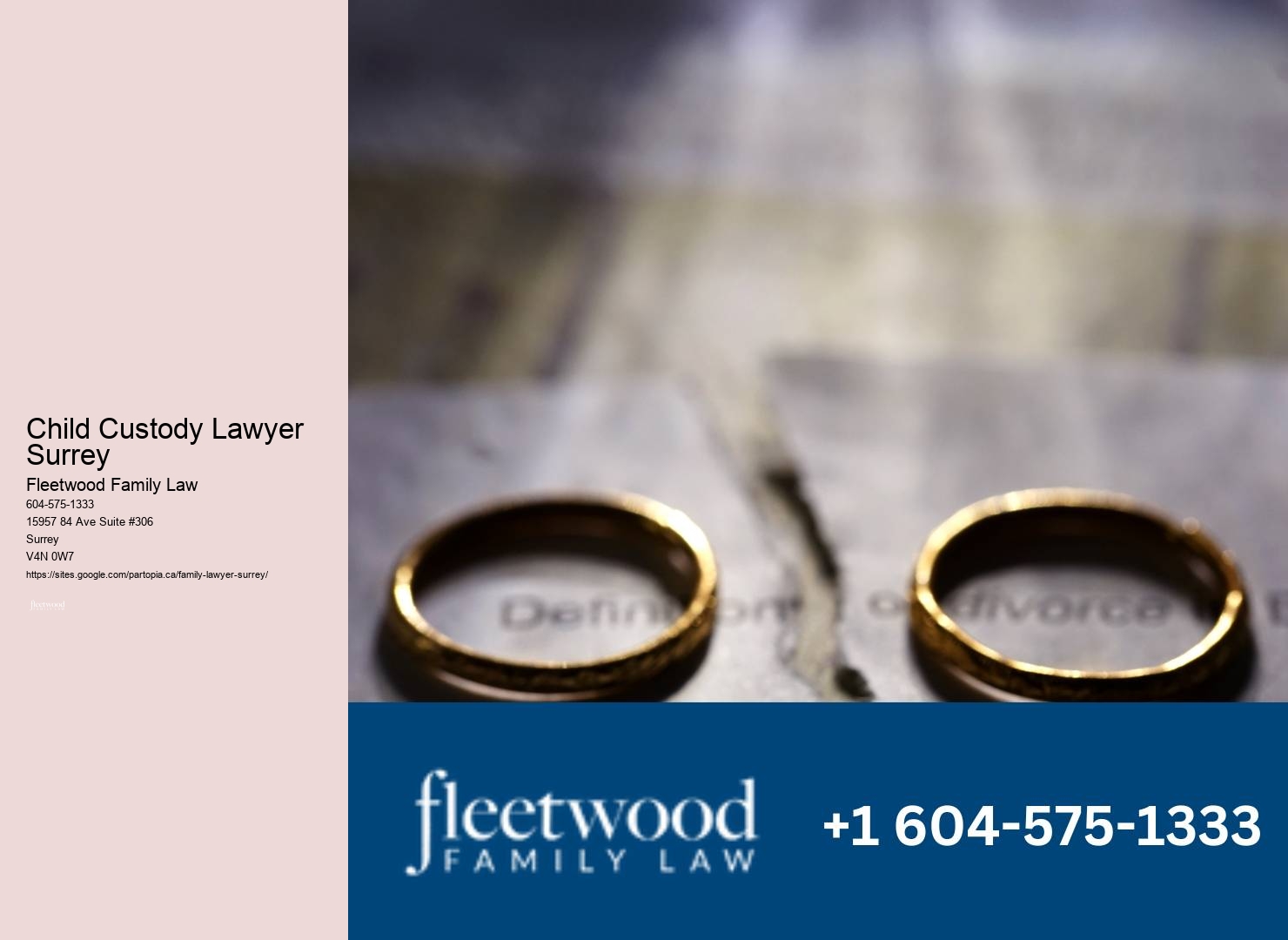 Child Custody Lawyer Surrey Family Law Consultancy Firm