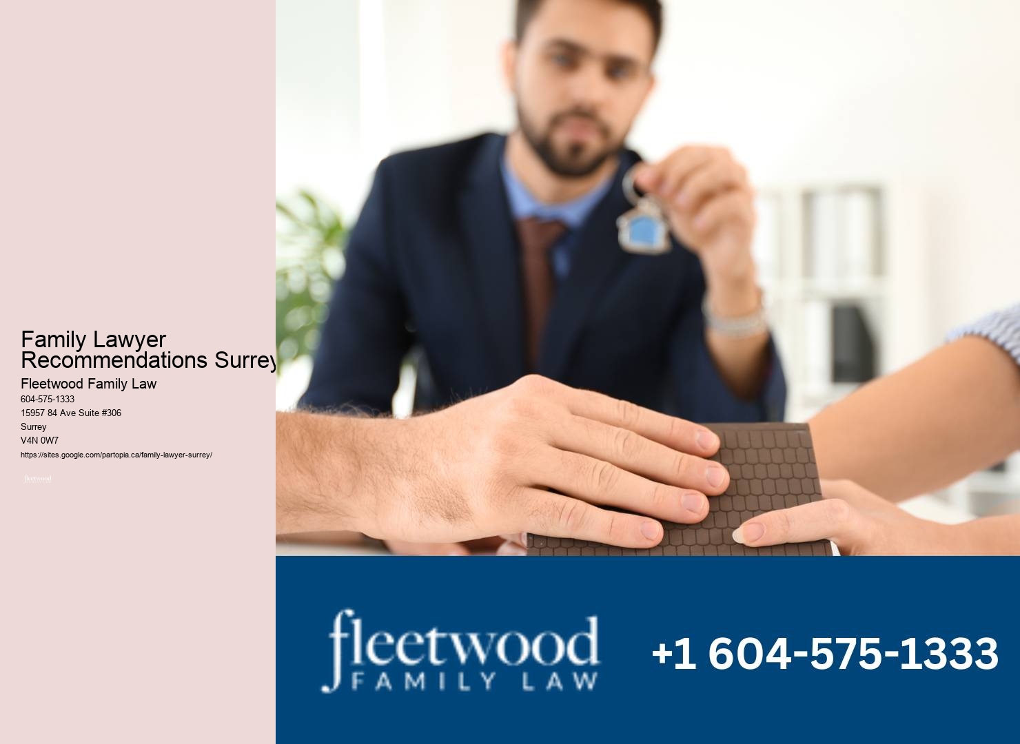 Reputable Family Lawyer Recommendations Surrey Family Legal Representation