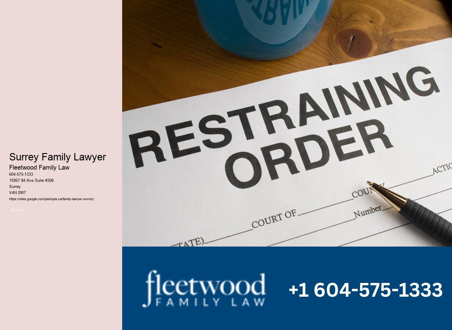 Trusted Surrey Family Lawyer Divorce Lawyer Recommendations