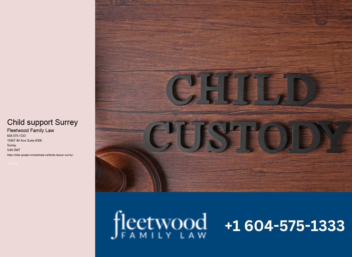 Family law responsibilities Surrey