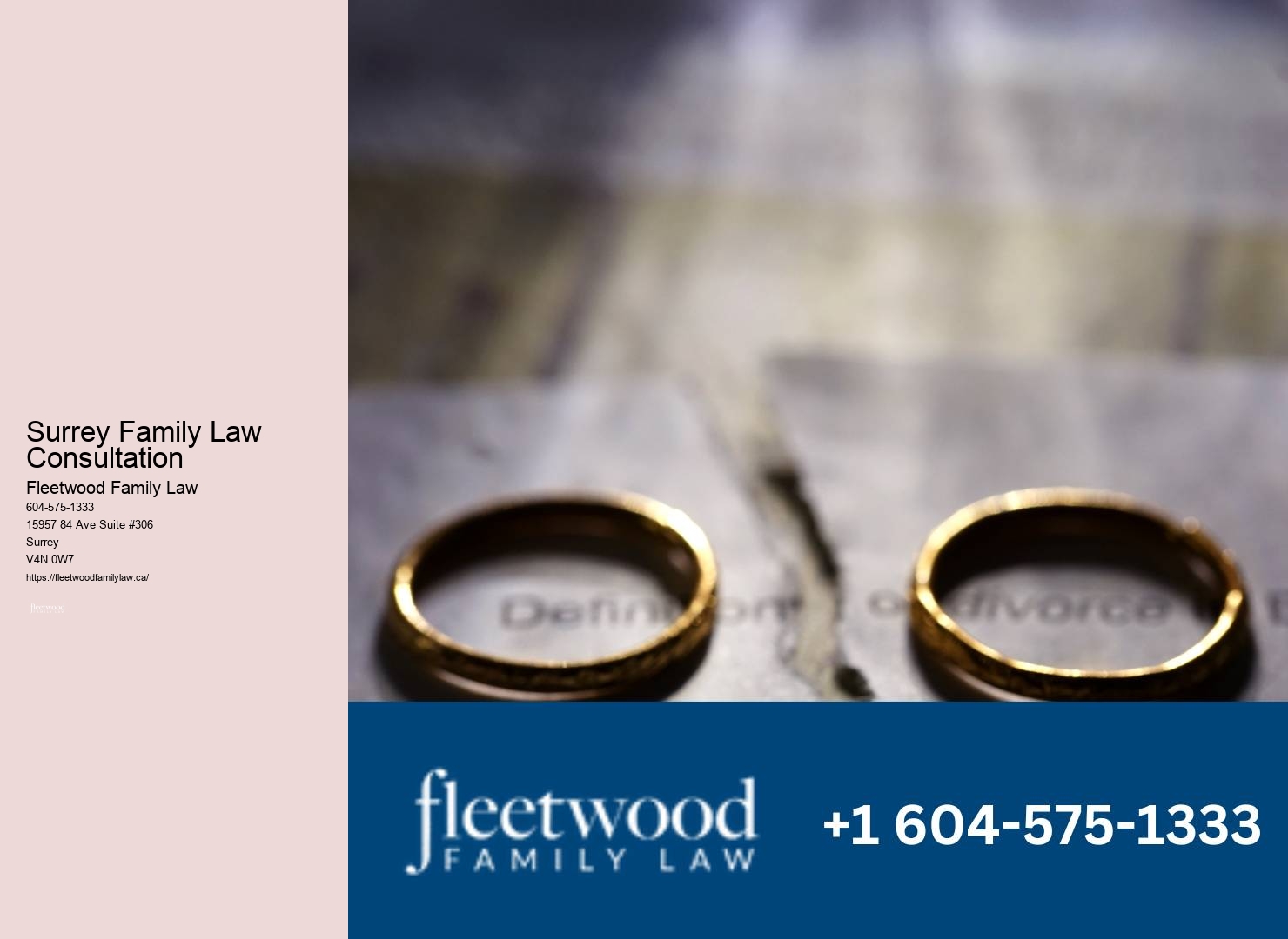 Experienced Surrey Family Law Planning