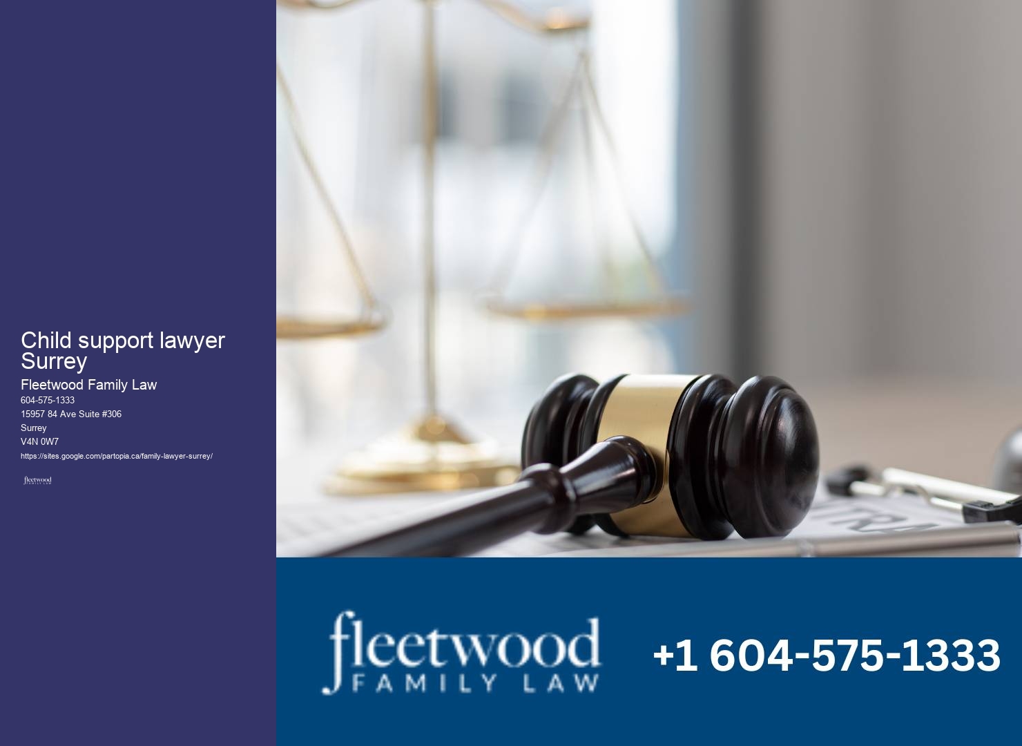 Child support lawyer Surrey Family Law Dispute Resolution