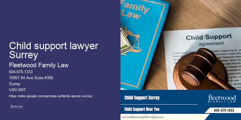 Child support lawyer Surrey