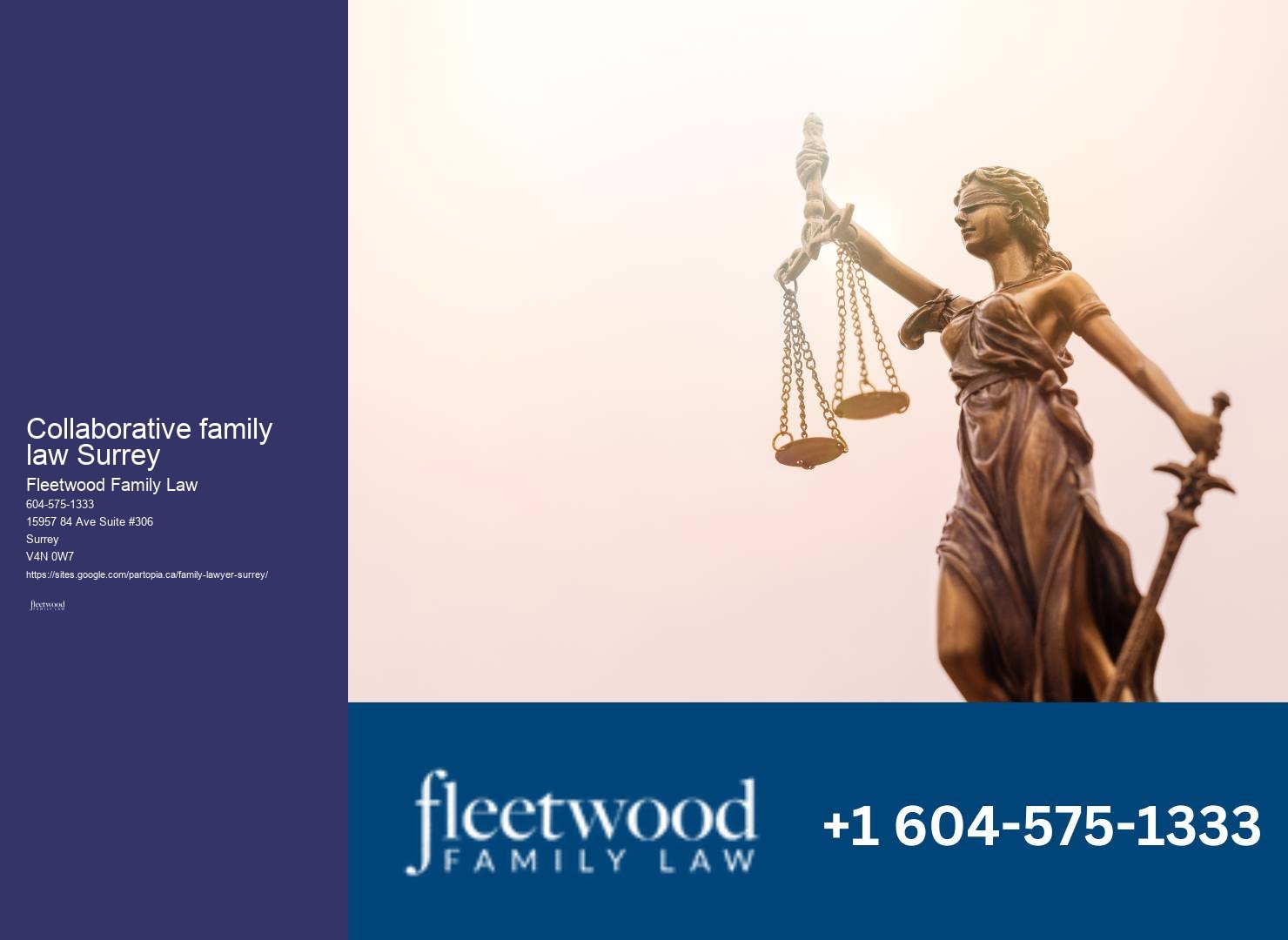 Collaborative family law Surrey Child Support Legal Counsel