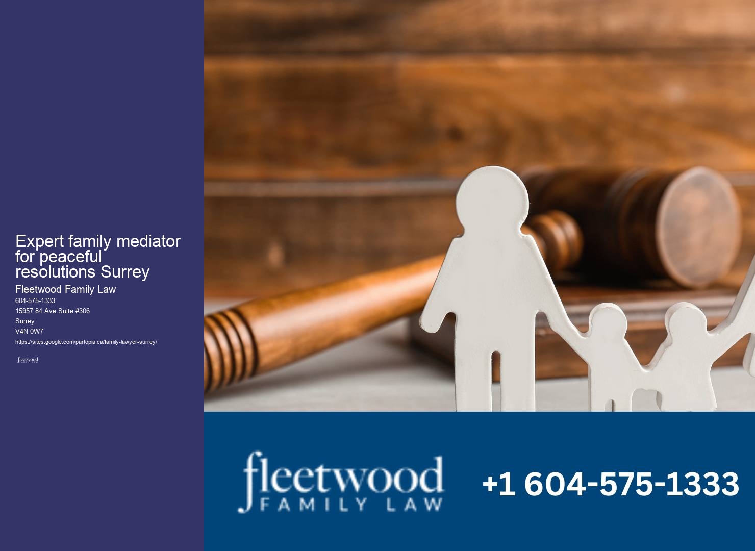 Divorce attorney services Expert family mediator for peaceful resolutions Surrey