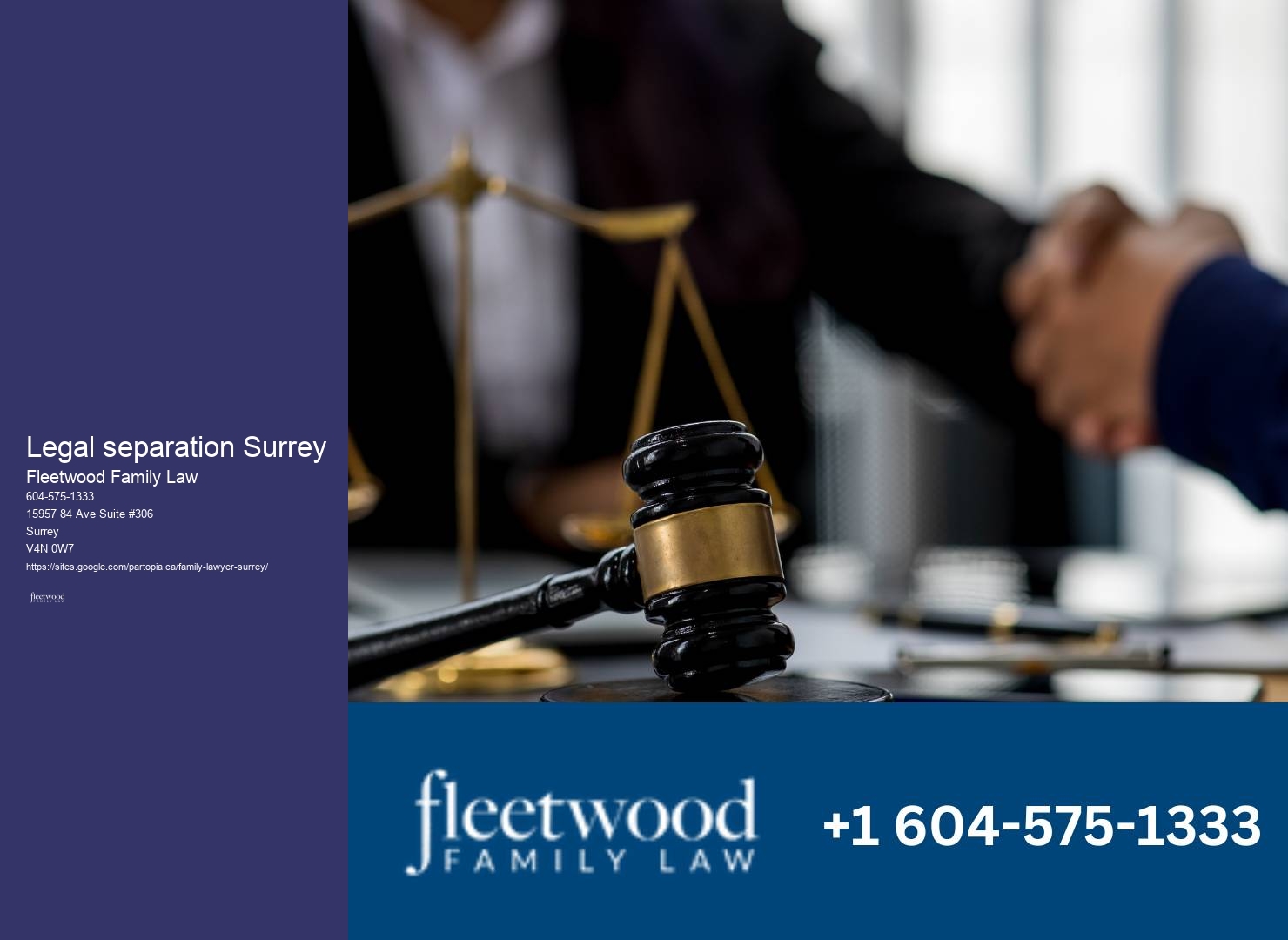 Legal separation Surrey High Net Worth Divorce Lawyer