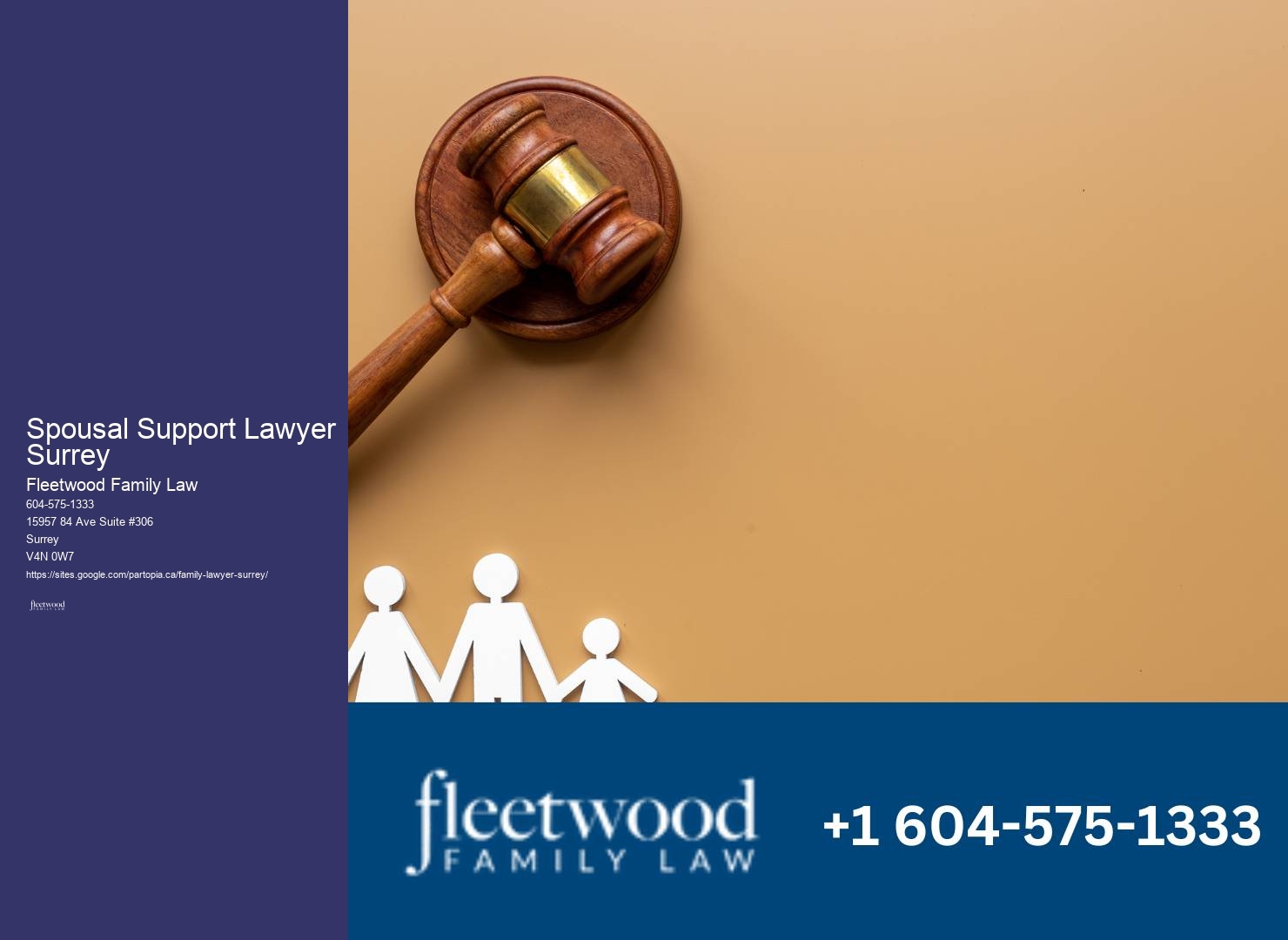 Spousal Support Lawyer Surrey Domestic Partnership Lawyer