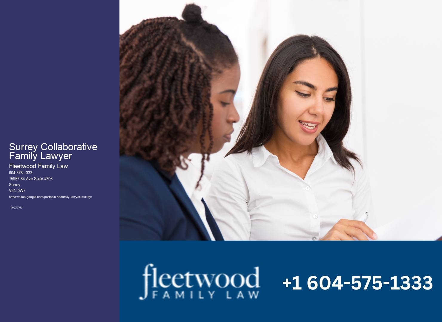 Trusted divorce settlement lawyer Surrey Collaborative Family Lawyer