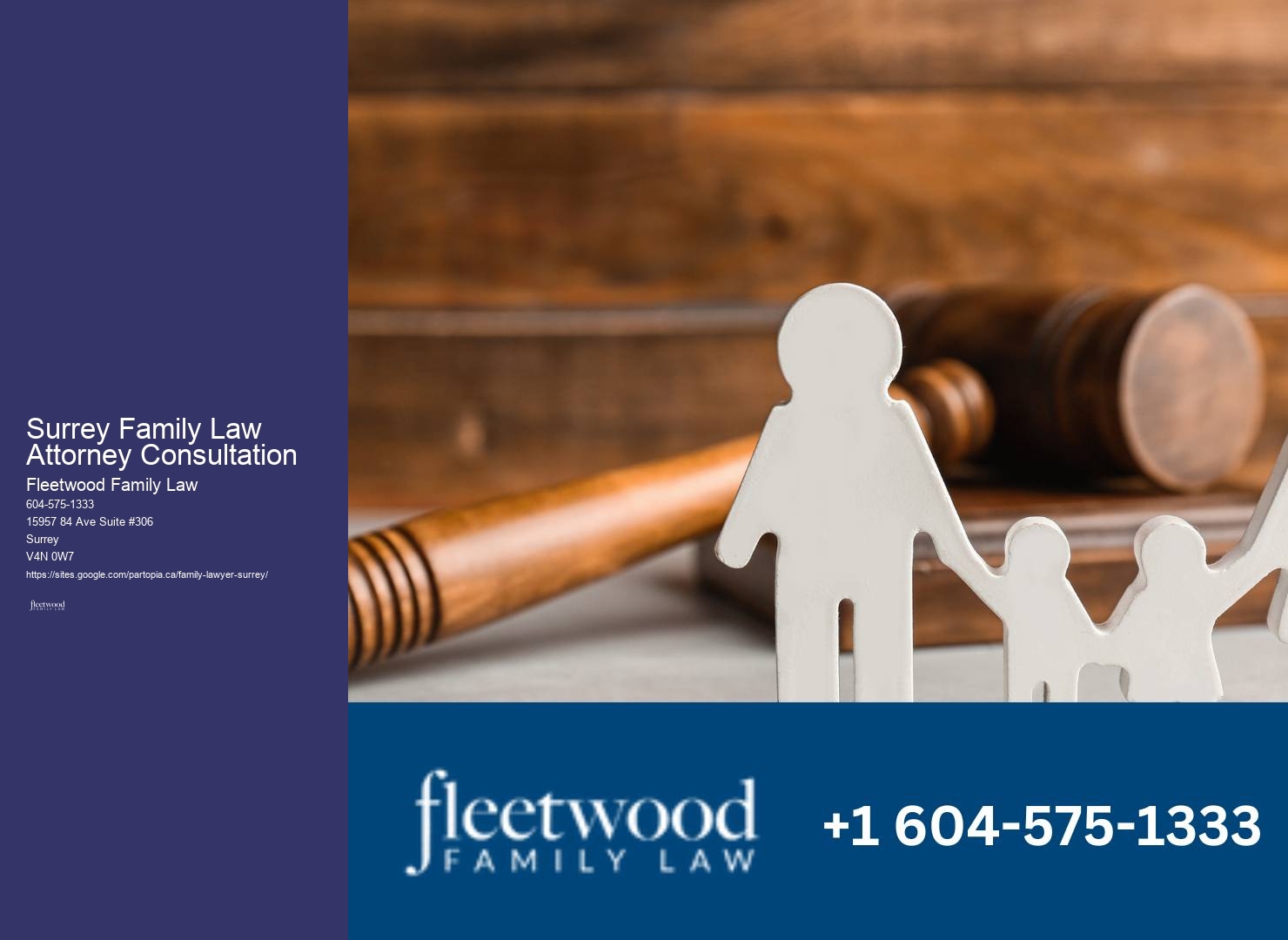 Family legal support Surrey Family Law Attorney Consultation