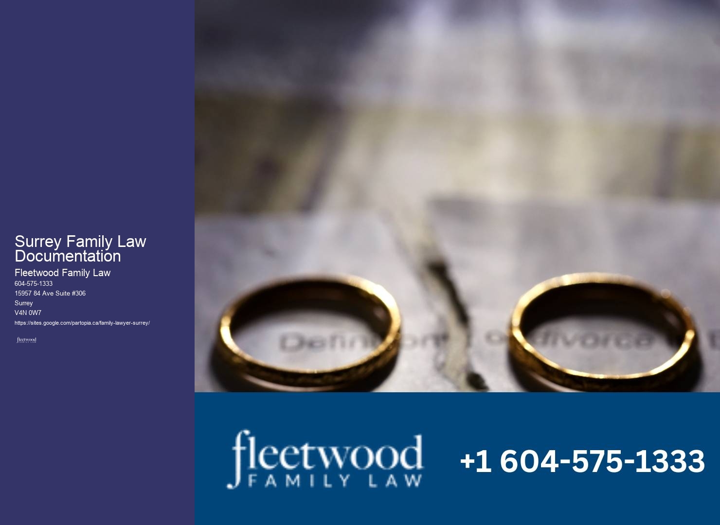 Mediation for family issues Surrey Family Law Documentation