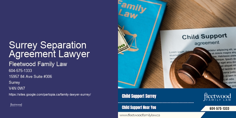 Surrey Separation Agreement Lawyer