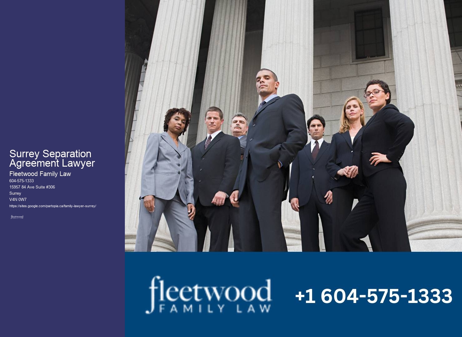 Best child support lawyer Surrey Separation Agreement Lawyer