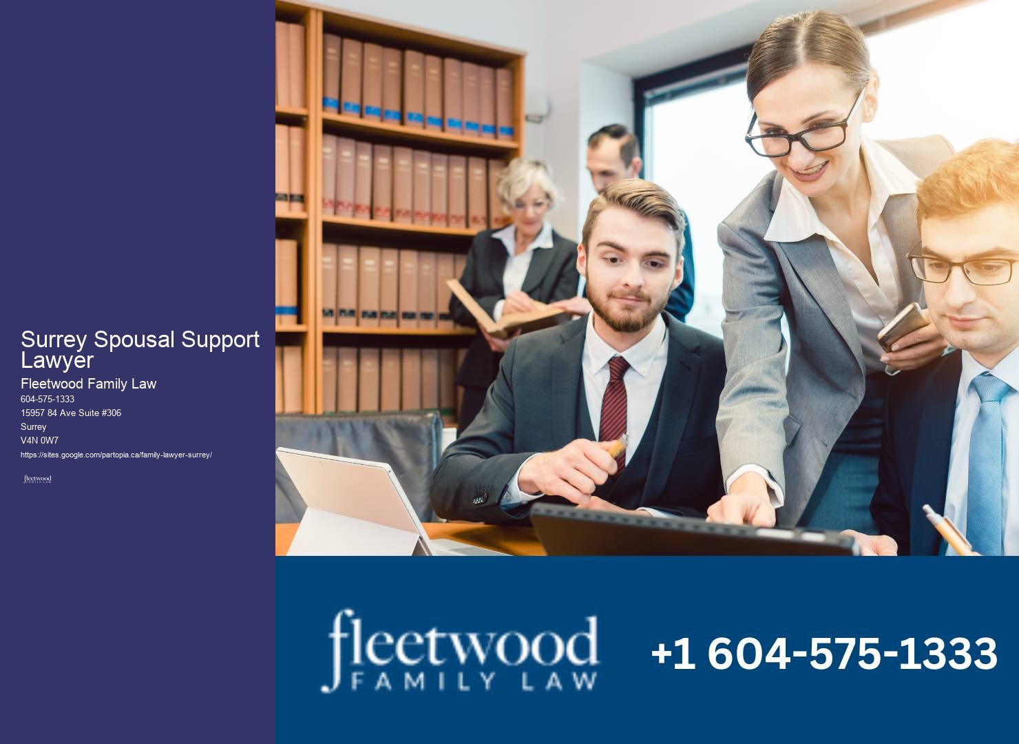 Family Dispute Lawyer Surrey Spousal Support Lawyer