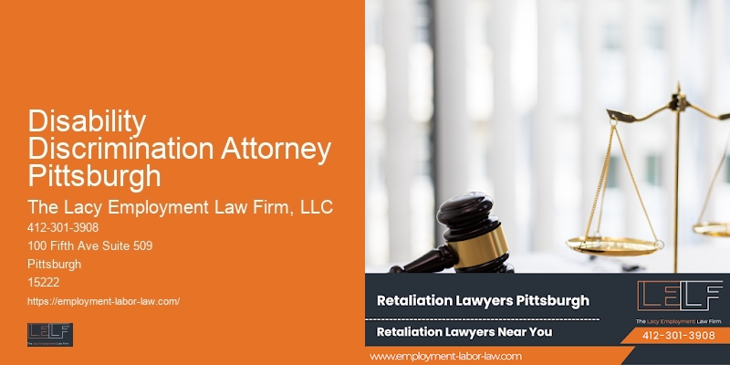 Disability Discrimination Attorney Pittsburgh employment litigation support