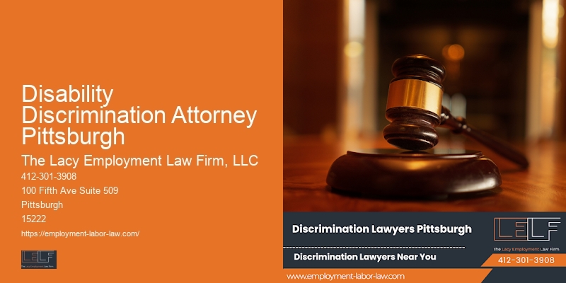 Employment contract law firm Disability Discrimination Attorney Pittsburgh