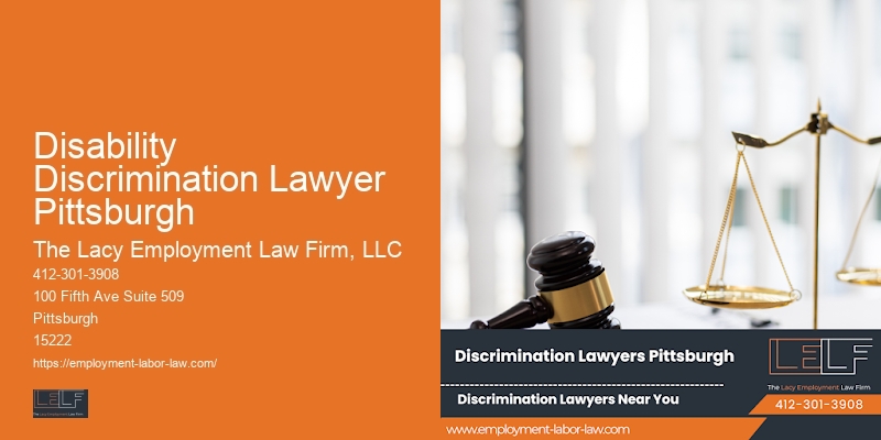 Employment law firm Disability Discrimination Lawyer Pittsburgh