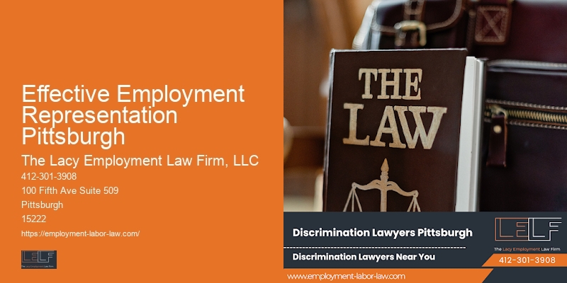 Disability Discrimination Legal Services in Effective Employment Representation Pittsburgh