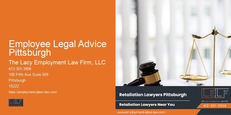 Employee Legal Advice Pittsburgh Employment Law Referrals
