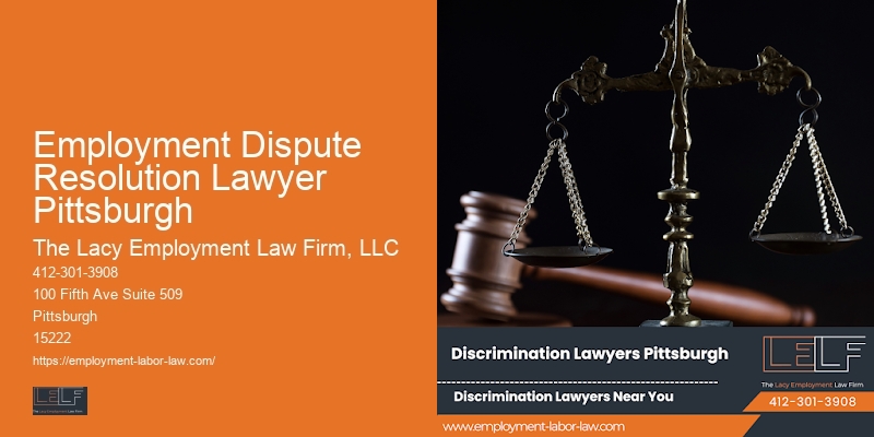 Employment Law Regulations Employment Dispute Resolution Lawyer Pittsburgh