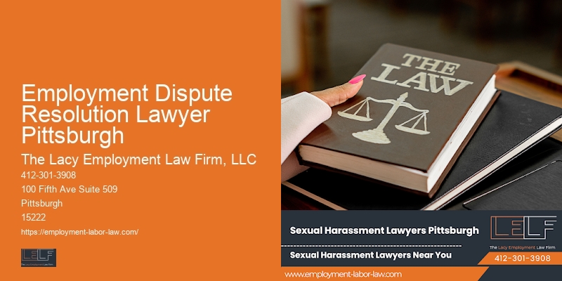 Job Rights Advocacy Services in Employment Dispute Resolution Lawyer Pittsburgh