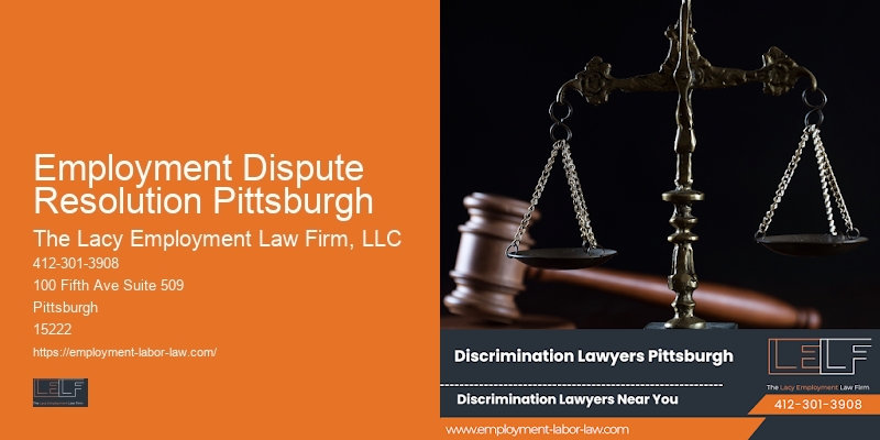 Pennsylvania employment law Employment Dispute Resolution Pittsburgh