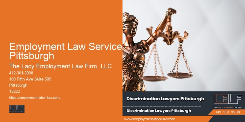 Lawyer Specializing in Job-Related Legal Matters in Employment Law Services Pittsburgh