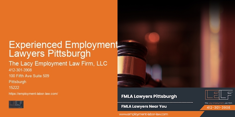 Employment law firm Experienced Employment Lawyers Pittsburgh PA