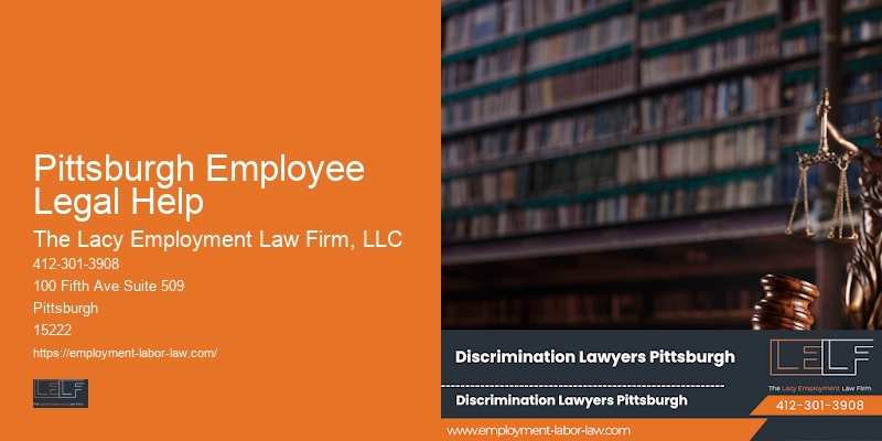 Pittsburgh Employee Legal Help employment legal aid