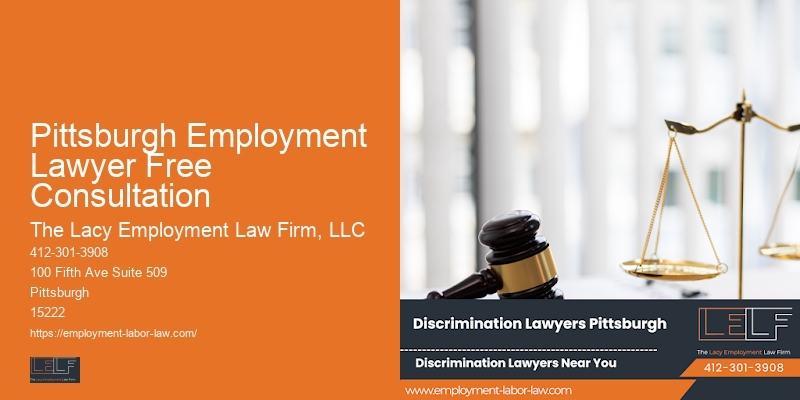 Pittsburgh Employment Lawyer Free Consultation severance negotiation attorney