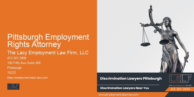 Legal Support for Job-Related Legal Issues in Pittsburgh Employment Rights Attorney