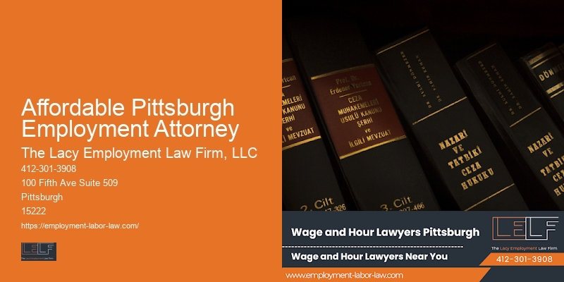Affordable Pittsburgh Employment Attorney Employment Law Office