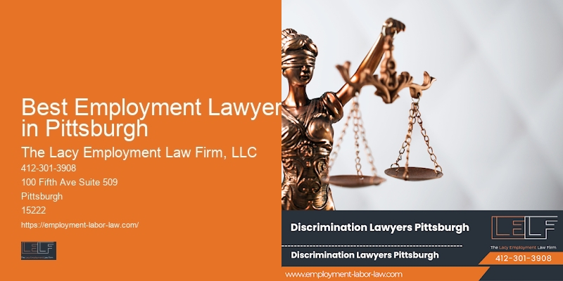 Best Employment Lawyer in Pittsburgh Lawyer for Workplace Law Guidance
