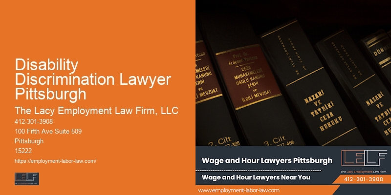 Employment discrimination attorney Disability Discrimination Lawyer Pittsburgh