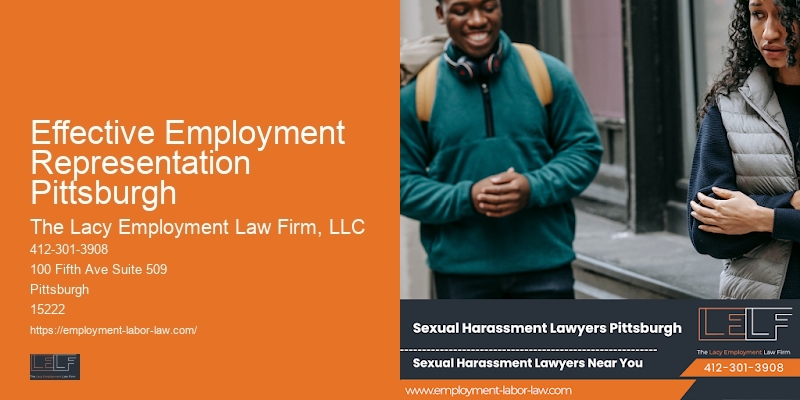 Effective Employment Representation Pittsburgh workplace equity attorney
