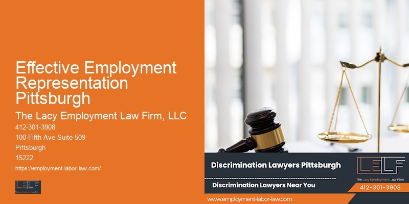 Retaliation lawyer Effective Employment Representation Pittsburgh