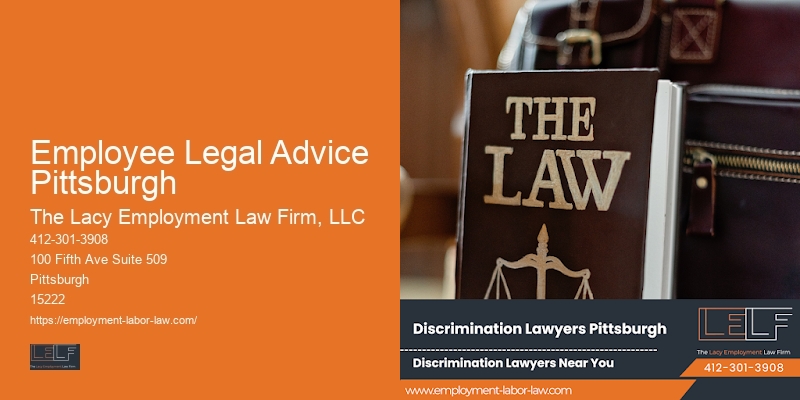 Non-compete agreement attorney Employee Legal Advice Pittsburgh PA