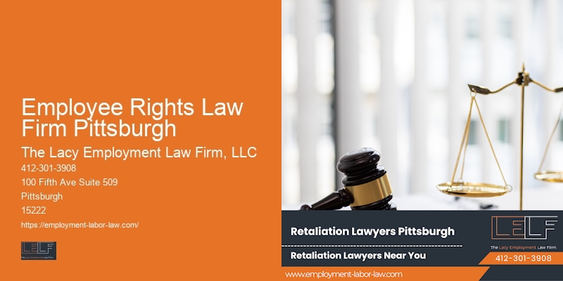 Employment Law Specialists Employee Rights Law Firm Pittsburgh