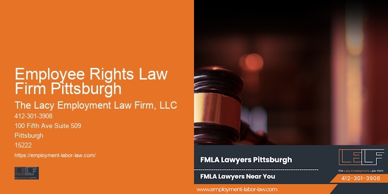 Employee Rights Law Firm Pittsburgh employment legal aid