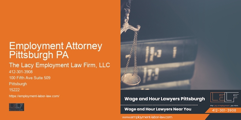 Employment Rights Law Employment Attorney Pittsburgh PA