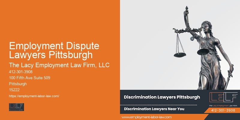 Employment Legal Counsel Employment Dispute Lawyers Pittsburgh
