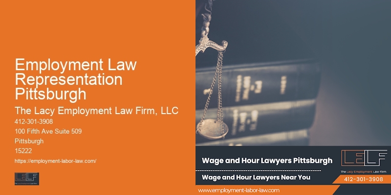 Employment law firm Employment Law Representation Pittsburgh