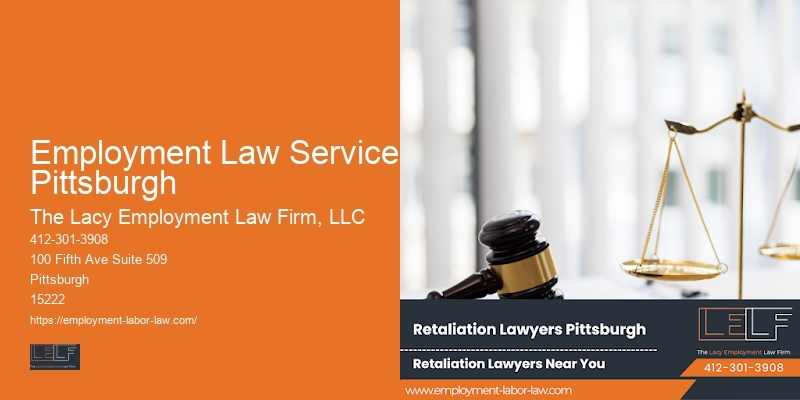 Employment Law Services Pittsburgh Employment Law Counsel