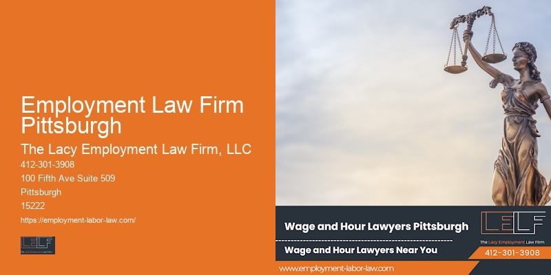 Employment Law Firm Pittsburgh Employment Law Consultation