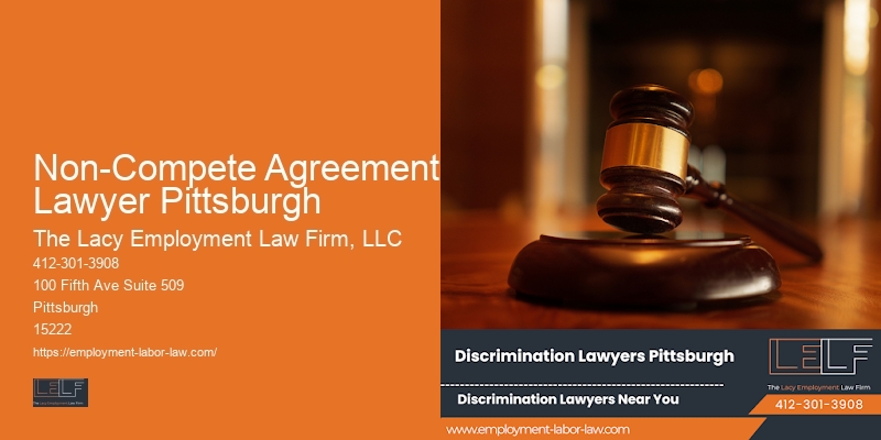 Comprehensive Employment Law Firm in Non-Compete Agreement Lawyer Pittsburgh
