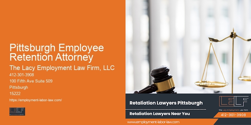 Employee rights lawyer Pittsburgh Employee Retention Attorney PA