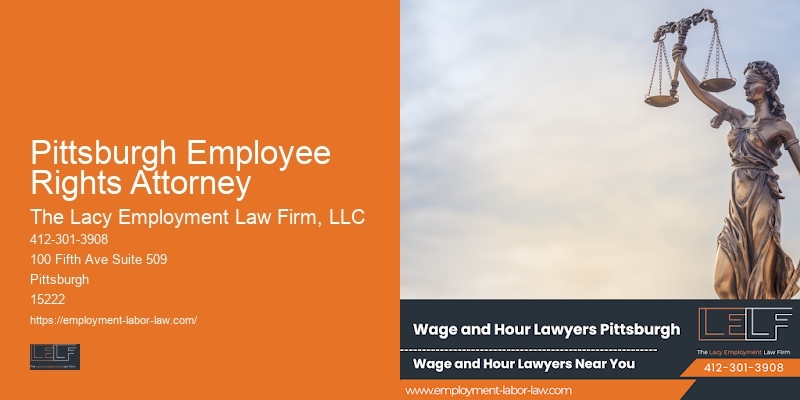 Sexual harassment lawyer Pittsburgh Employee Rights Attorney PA