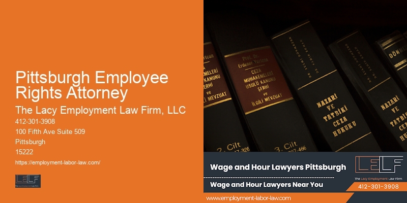 Pittsburgh Employee Rights Attorney Workplace Legal Help
