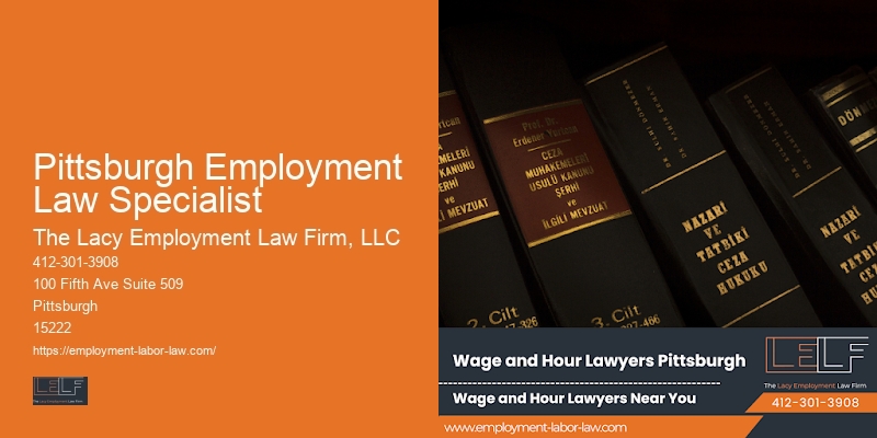 Attorney for Workplace Injustice Claims in Pittsburgh Employment Law Specialist