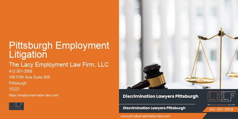 Pittsburgh Employment Litigation Employment Legal Services